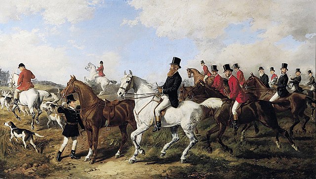 M. A. Hayes, Poyntz with the Ward Union Hunt (1877)
