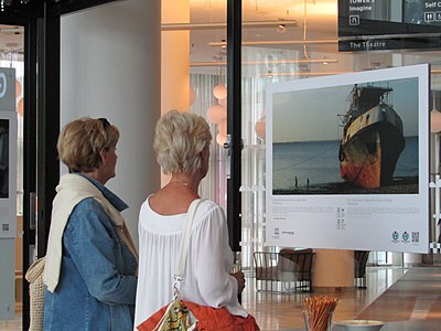 Opening of the exhibition at Gothia Towers, Stockholm, Sweden.