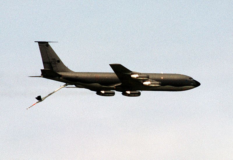 File:KC-135A 2nd Bomb Wing in flight 1992.JPEG