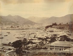 Dejima at Nagasaki in Japan - presumably 1863-1865