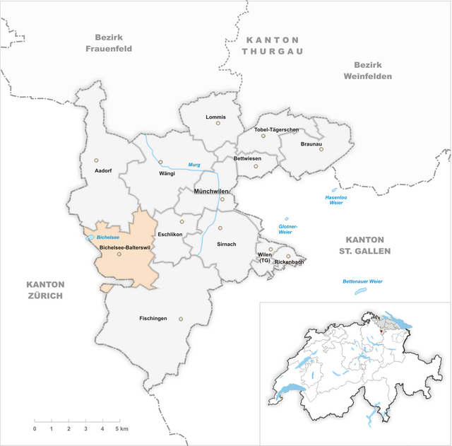 Bichelsee-Balterswil - Localizazion