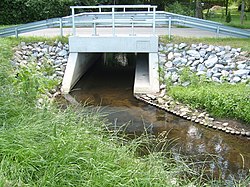 Kemnitz Hanshäger-Bach Brücke August 2009 SL273302.JPG