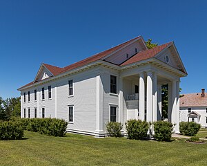 Keweenaw County Courthouse (built 1866) in Eagle River