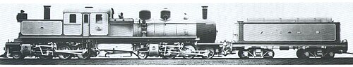 Vintage photo of Kitson- Meyer by Beyer Peacock for the Antofagasta - Bolivia Railroad Company Kitson Meyer Beyer Peacock FCAB.jpg