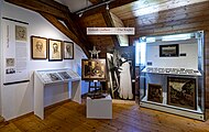 Bilder aus dem Klostermuseum in St. Märgen Ausstellung zu den beiden Malweibern die in St. Märgen gewirkt haben. Els Engler und Elsbeth Habers