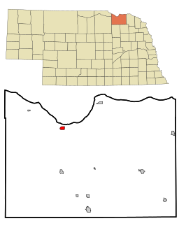 Niobrara i Knox County och Nebraska