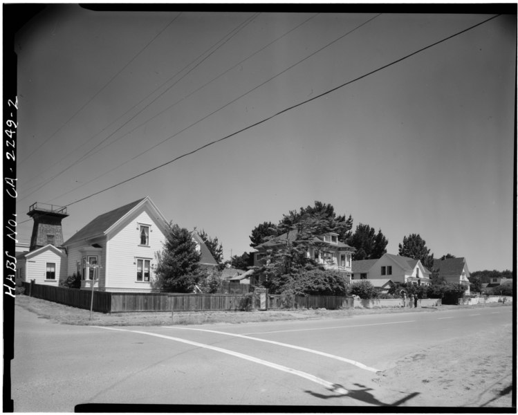 File:LITTLE LAKE ROAD FROM SOUTHWEST - Town of Mendocino, Mendocino, Mendocino County, CA HABS CAL,23-MENCI,22-2.tif