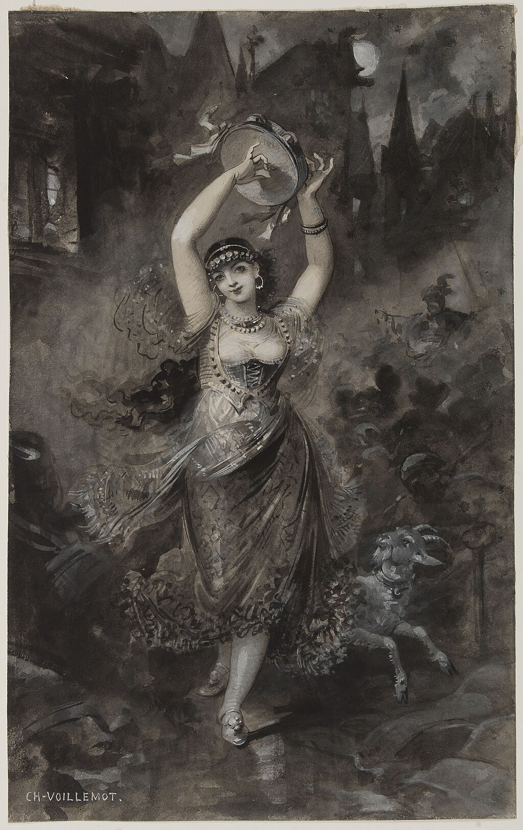 La Esmeralda dansant, 396