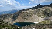 One of the many lakes of the Mercantour National Park, in the French Alps.