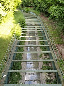 Technisch ausgebaut wegen Bergsenkungen in der Umgebung