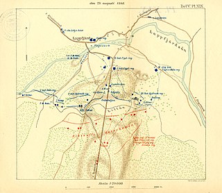 <span class="mw-page-title-main">Battle of Lappfjärd</span> 1808 battle of the Finnish War