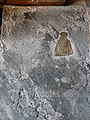 Ledgerstone in the nave of Holy Trinity Church in Dartford.