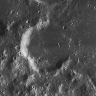 <span class="mw-page-title-main">Lee (crater)</span> Crater on the Moon