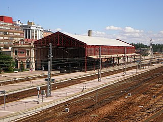 Marquesina de la estación de León.