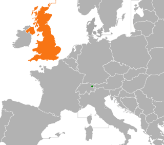 <span class="mw-page-title-main">Liechtenstein–United Kingdom relations</span> Bilateral relations