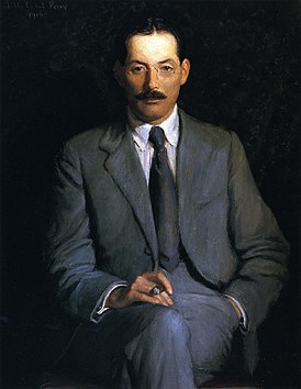 Portrait d'Edwin Arlington Robinson.  1916