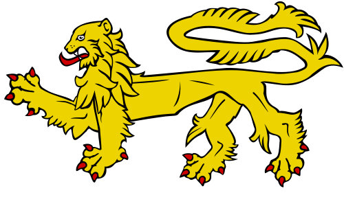 File:Lion passant.svg