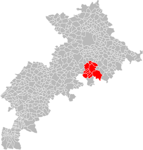 Ubicación de la Comunidad de municipios del valle de Ariège