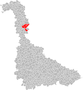 Placering af fællesskab for kommuner i Pays de l'Orne