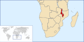 Location of Malawi