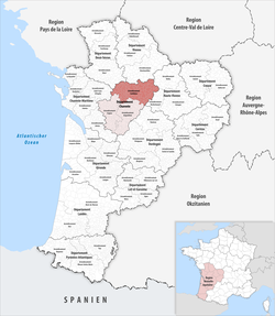 Locator map of Arrondissement Confolens 2019.png