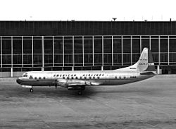 Разбившийся самолёт в 1962 году в период работы в American Airlines