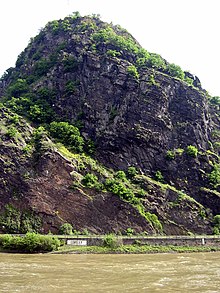 Lorelei on the Rhine Lorelei Rock01.JPG