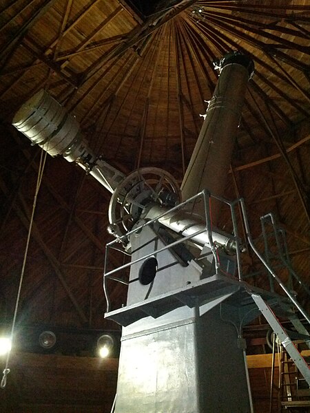 File:Lowell Observatory - Clark telescope.jpg