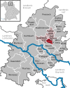 Lage der Gemeinde Ludwigschorgast im Landkreis Kulmbach