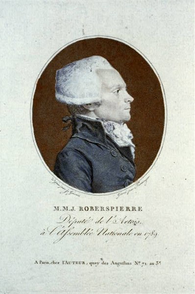 File:M.M.J. Robespierre Député de l'Artois, à l'Assemblée Nationale en 1789 - - dessiné par J. Guerin ; gravé par Fiesinger. LCCN2009633390.jpg