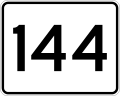 MA Route 144.svg