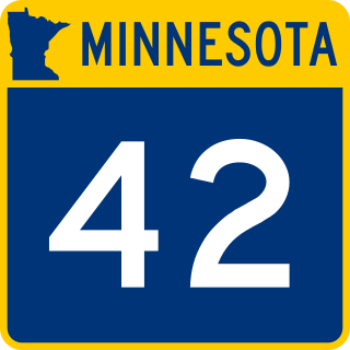 <span class="mw-page-title-main">Minnesota State Highway 42</span> State highway in Minnesota, United States