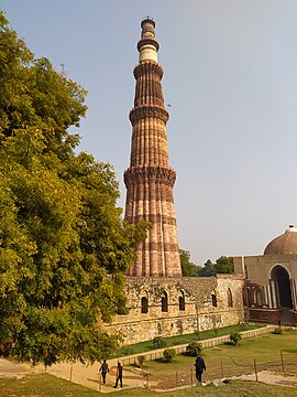 The Qutb Minar, one of the oldest monuments in Delhi