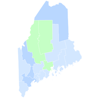 Maine Presidential Election Results 1992.svg