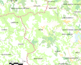 Map commune FR insee code 15228.png