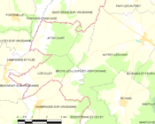 Broye-les-Loups-et-Verfontaine所在地圖 ê uī-tì