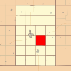 Map highlighting Rockford Township, Gage County, Nebraska.svg