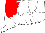 Map of Connecticut highlighting Litchfield County.svg