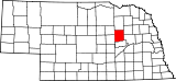 Map of Nebraska highlighting Boone County.svg