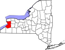 Map of New York highlighting Erie County.svg