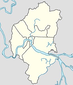 Peta kecamatan ring Kota Samarinda sasampun warsa 2010
