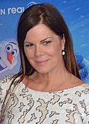 Photo of Marcia Gay Harden attending the premiere of the 2013 film Frozen in Hollywood, California.
