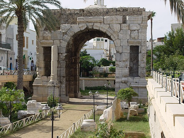 Image: Marcus Aurelius Arch Tripoli Libya