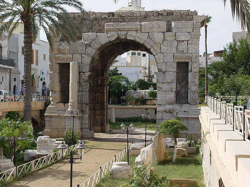 The Arch of Marcus Aurelius in Oea