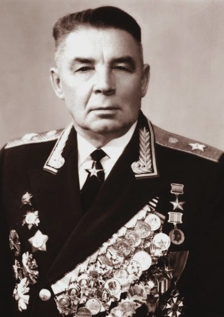 General Vasiliy Filippovich Margelov, Hero of the Soviet Union and father of the Soviet Airborne Forces.