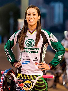 Mariana Pajón Colombian cyclist