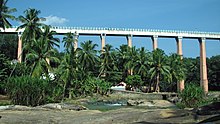 Mathur Aqueduct, India Mathur Hanging Trough Bridge.JPG