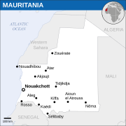Mauritania - Location Map (2013) - MRT - UNOCHA.svg