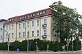 Deutsch: Ehemaliges Krankenhausgebäude an der Otto-von-Guericke-Straße in Magdeburg-Altstadt. This is a photograph of an architectural monument. It is on the list of cultural monuments of Magdeburg