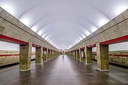 Métro SPB Ligne1 Vyborgskaya Central Hall.jpg